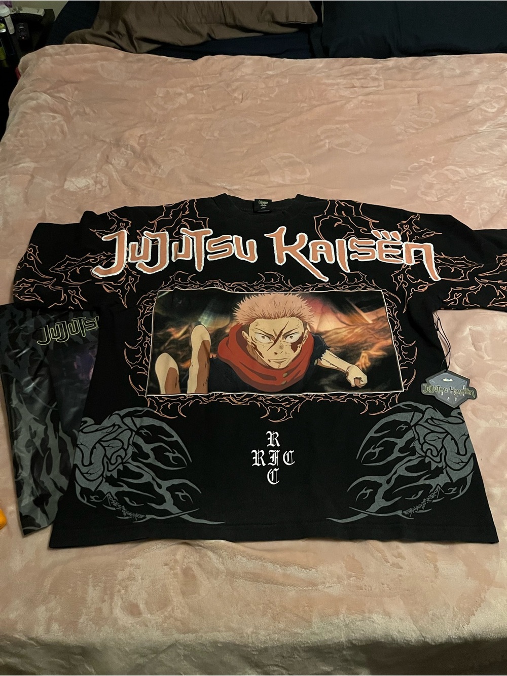 Jujutsu Kaisen Graphic Short Sleeve Tee - Black